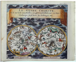 Mappe-Monde ou Carte Générale du Globe Terrestre représentée en deux Hémisphères together with Le Globe Céleste Ou on voit 1022 Etoiles en 48 Constellations